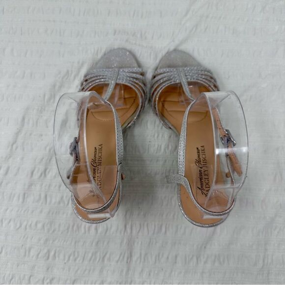 Badgley Mischka Sparkly Wedges- Size 6.5. - Picture 11 of 16